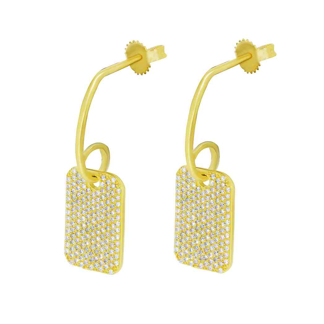 Tag Style Diamond Earrings ER21680A